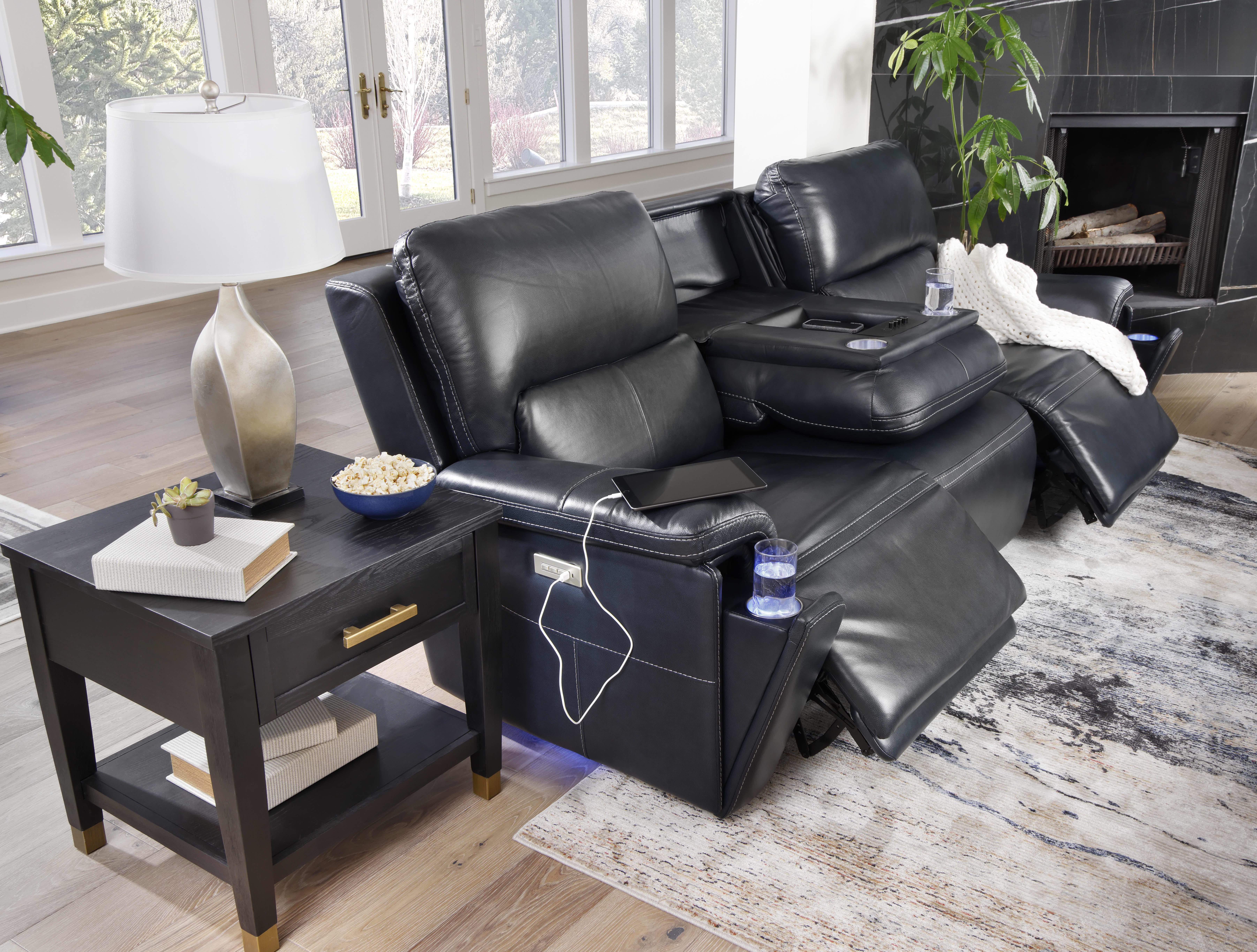 Harmonic Home Theater Power Sofa in living room