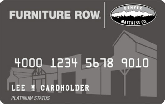 Furniture Row Credit Card