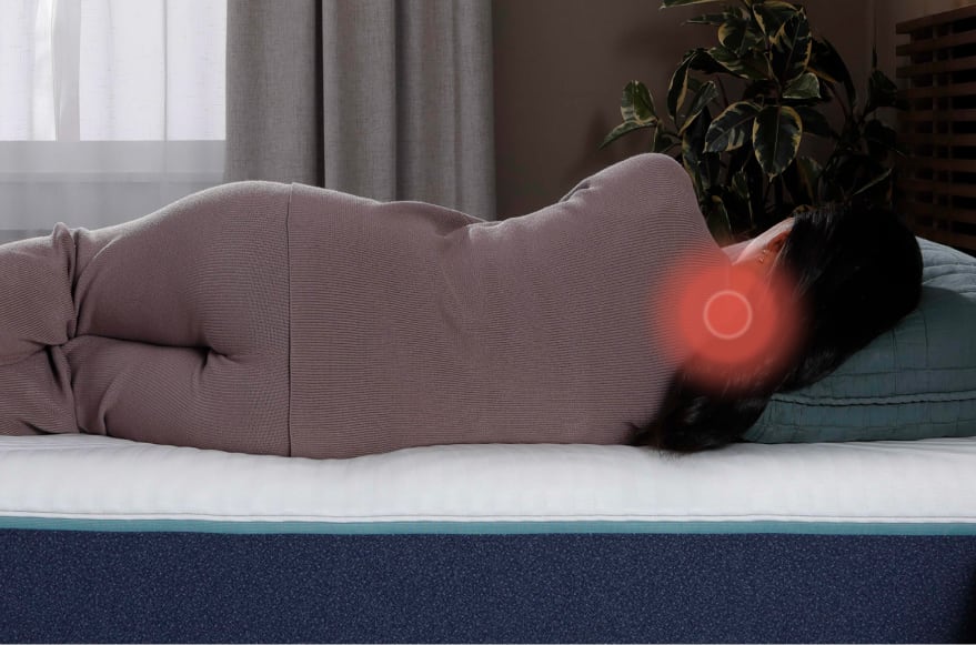 neck pain caused by incorrect alignment