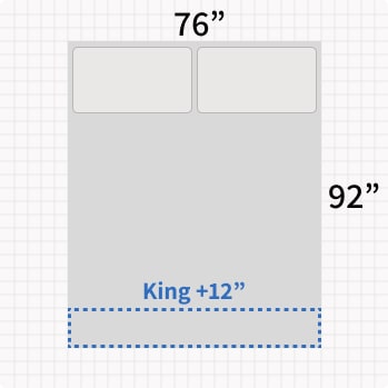 king size mattress dimension