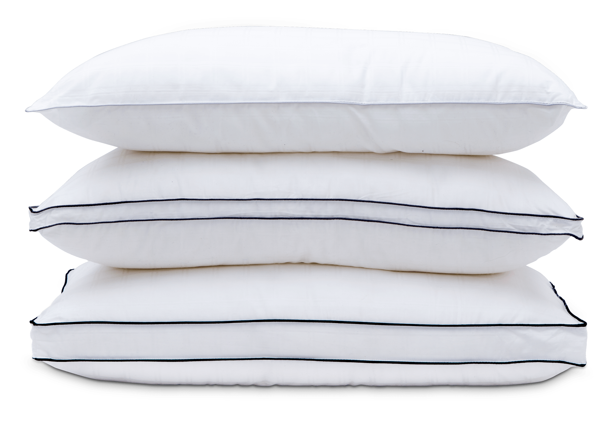 All 3 Types of Doctors Choice Original Pillows Stacked