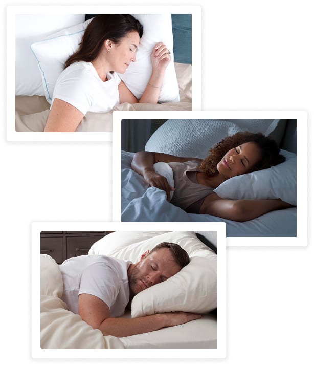 side, back, and stomach sleepers