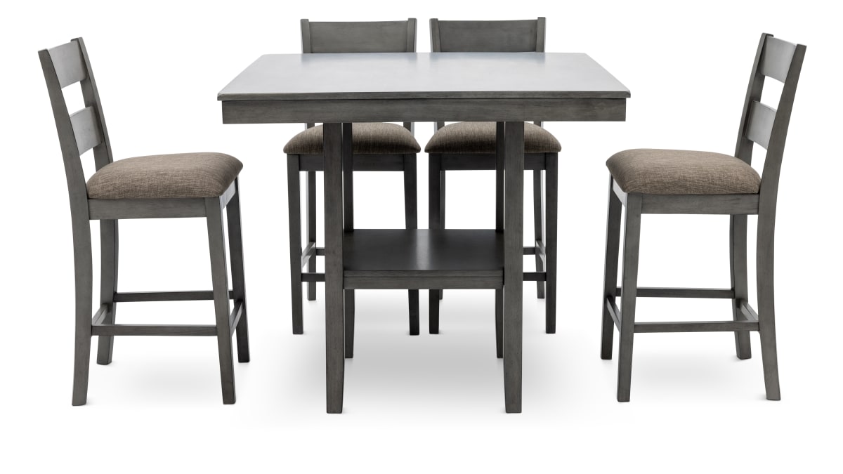Bailey 5 Pc. Counter Height Dining Set on White
