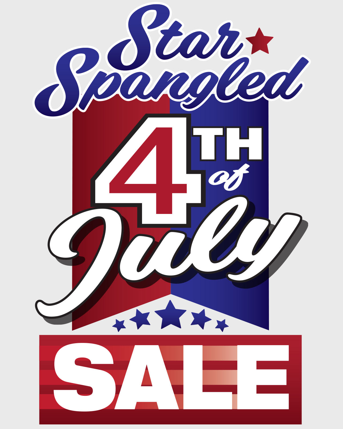 Star Spangled 4th Of July Sale