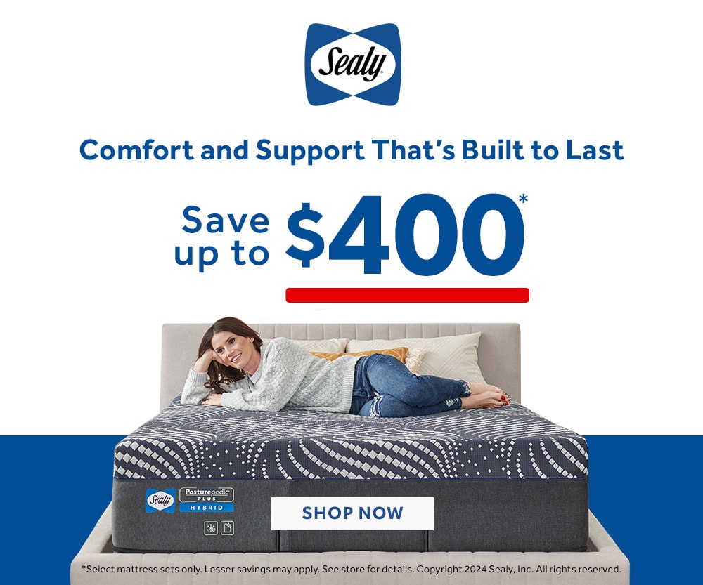 Sealy Comfort and support that's built to last. Save up to $400. Shop Now.