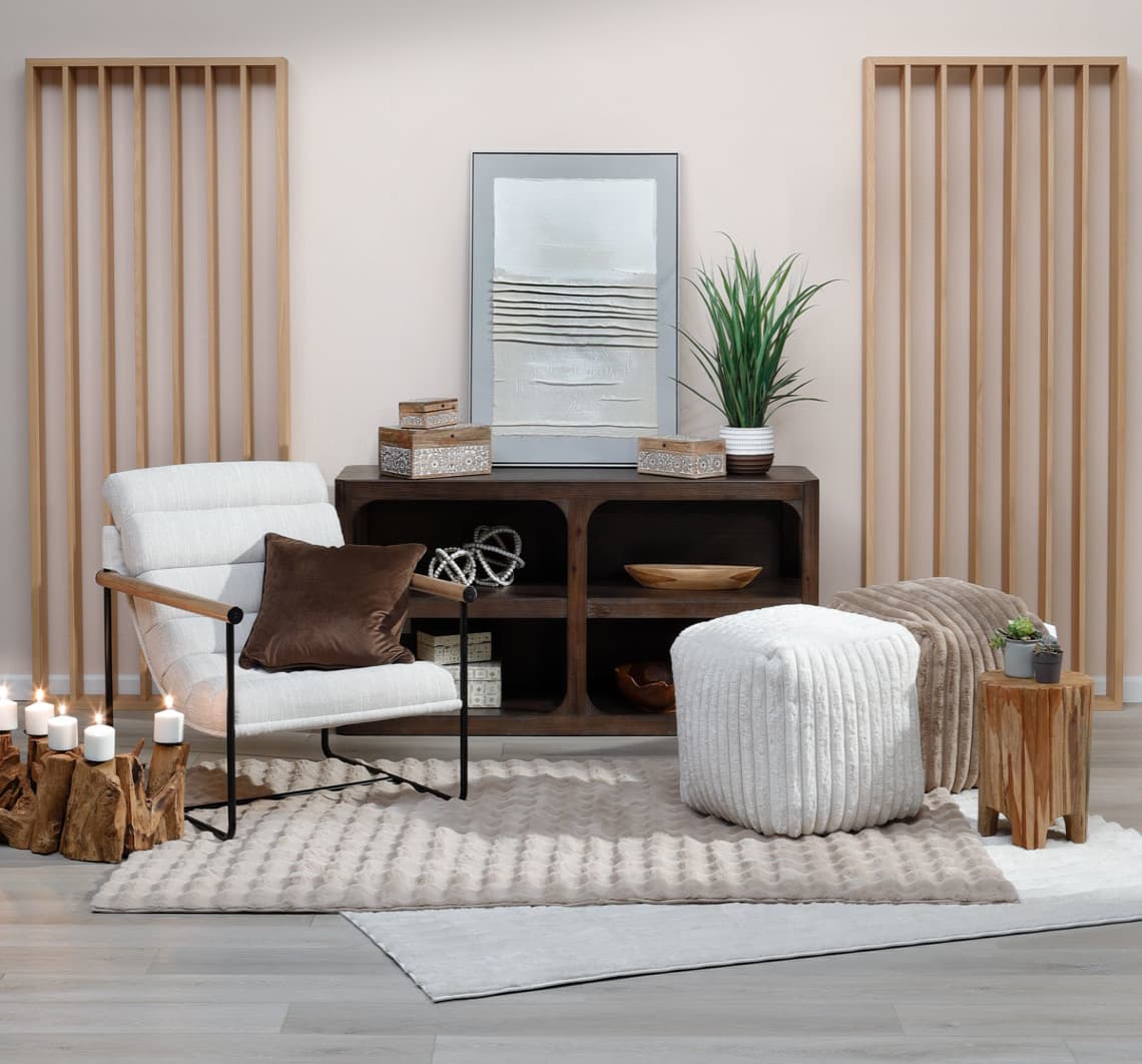 Design Focused collage of decor