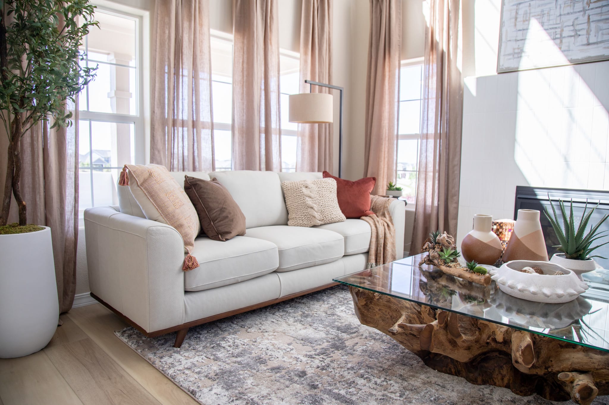 Como Sofa styled in St Jude House