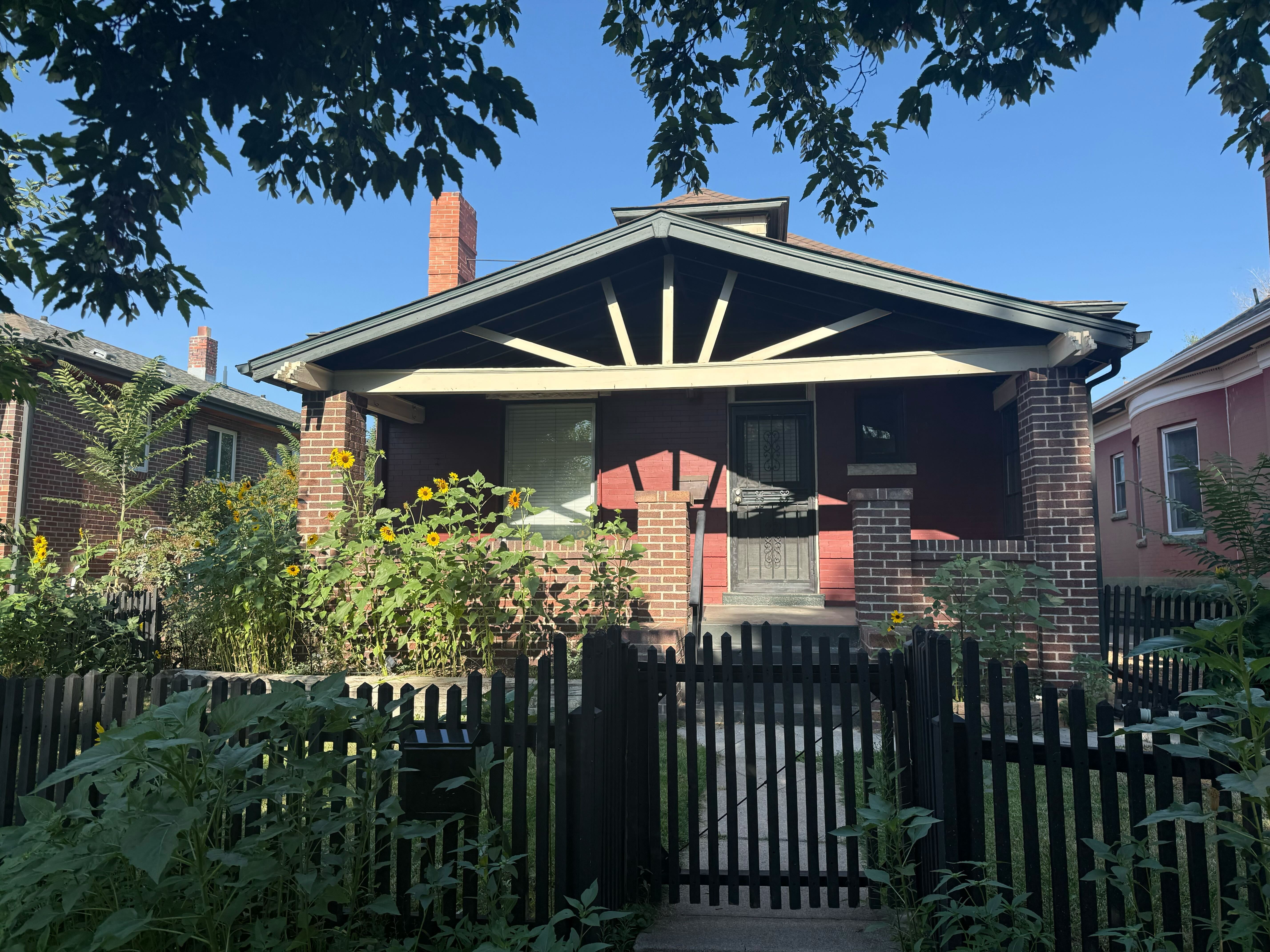 Exterior photos of Mackinley's home