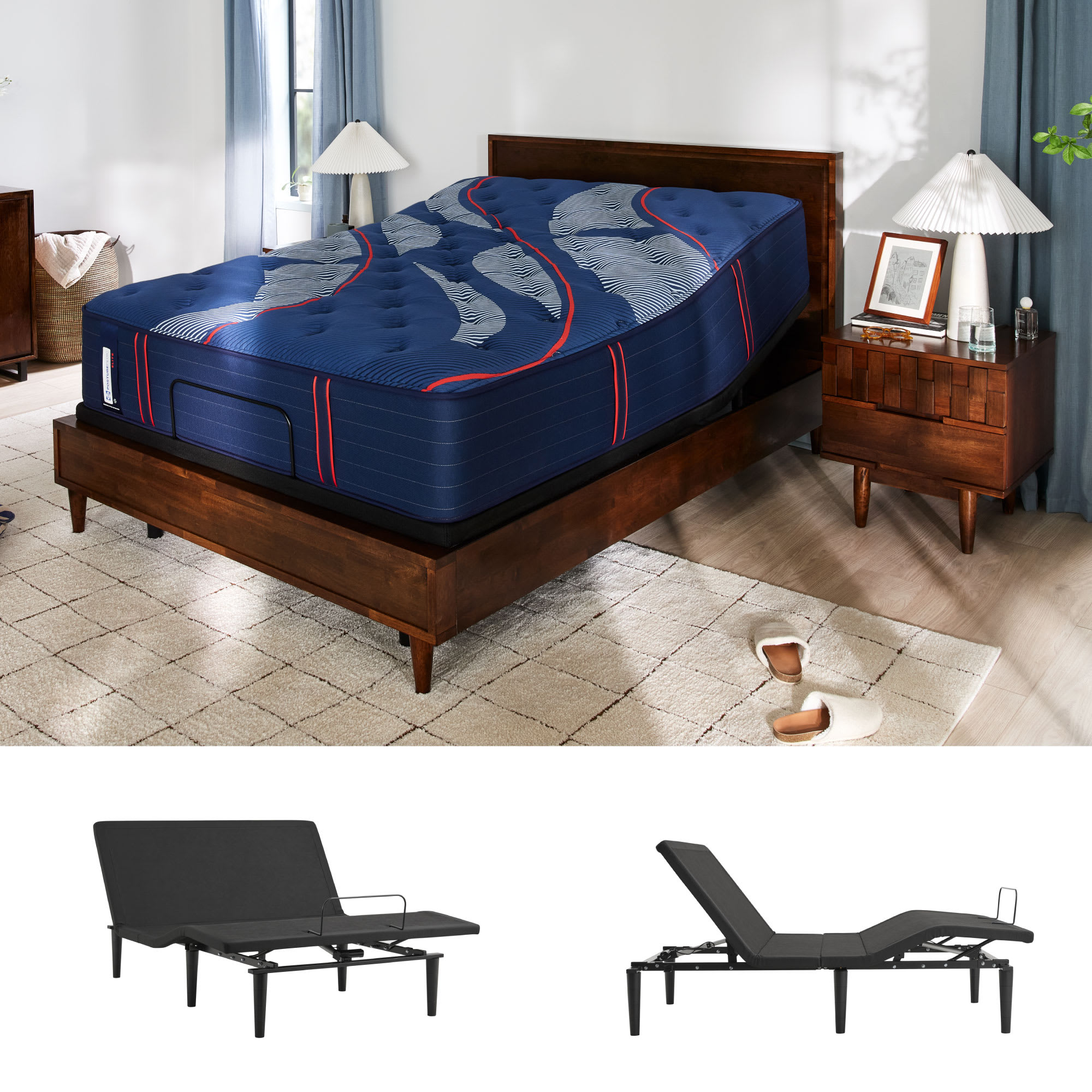 Sealy Adjustable Mattress on the Sealy Ease Adjustable Base. Additional Sealy Easy Adjustable Base Silo Images