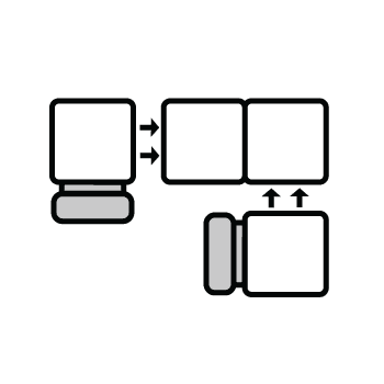 Reclining Modular Sectional Icon