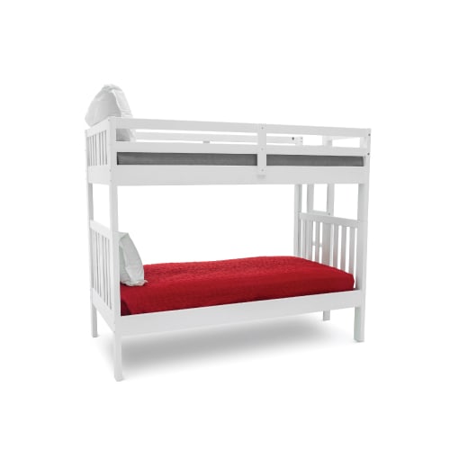Swan Twin Over Twin Bunk Bed with Ladder