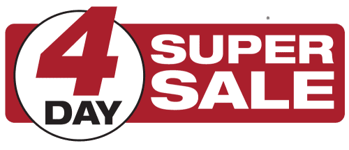 4 Day Super Sale