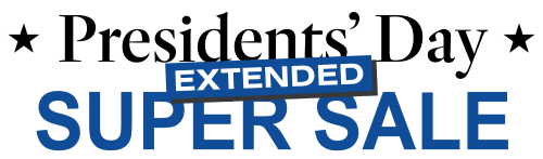 Extended Presidents day Super Sale
