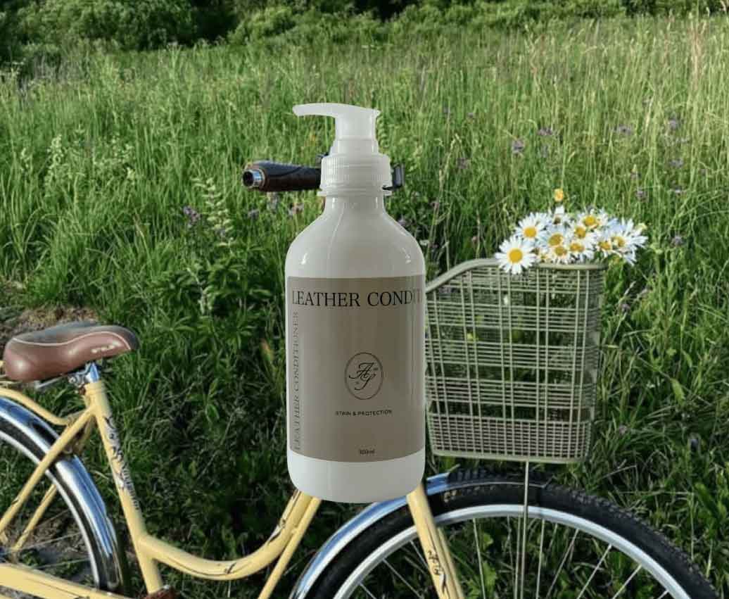 full bottle of leather conditioner