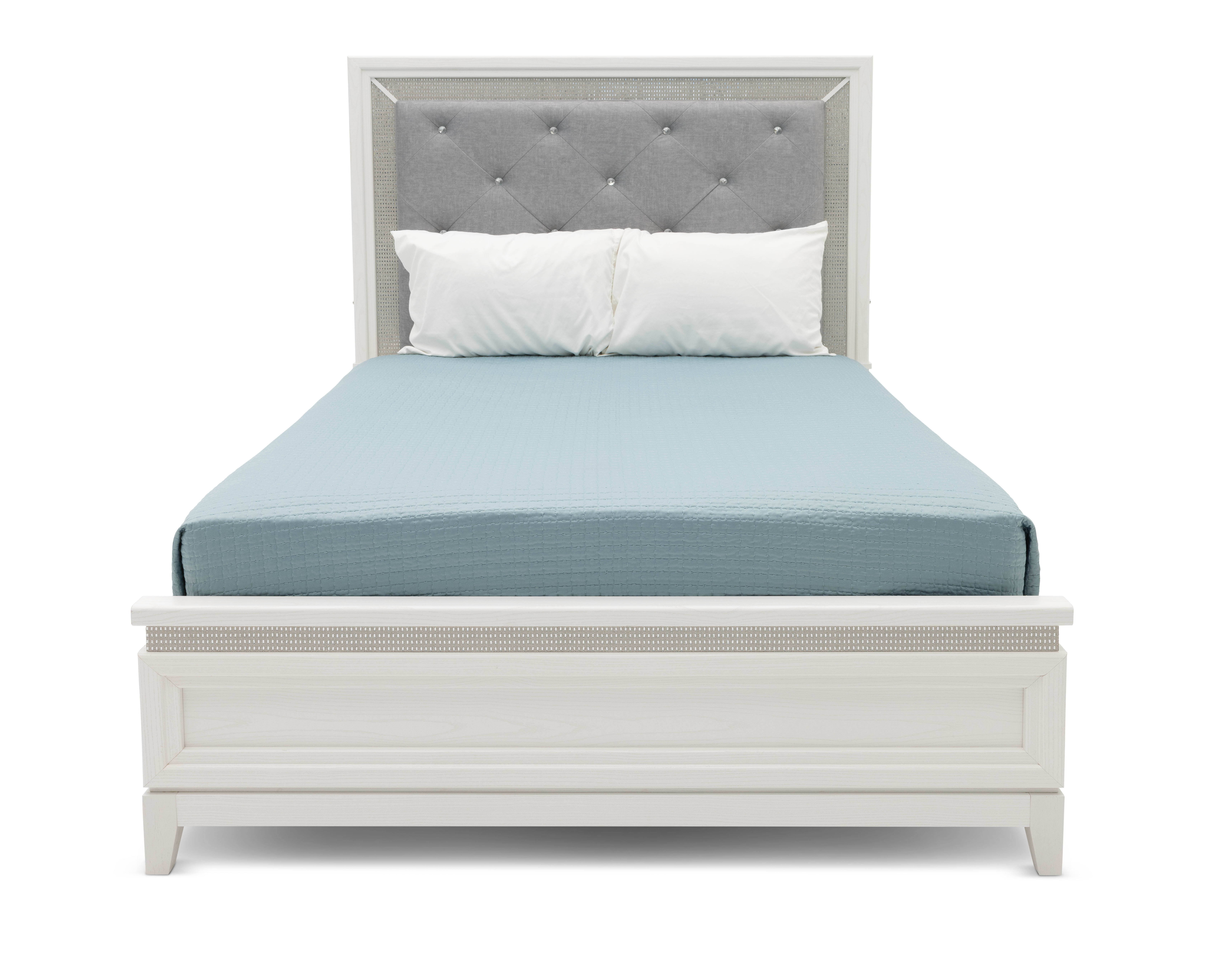 Glamour Queen Upholstered Bed