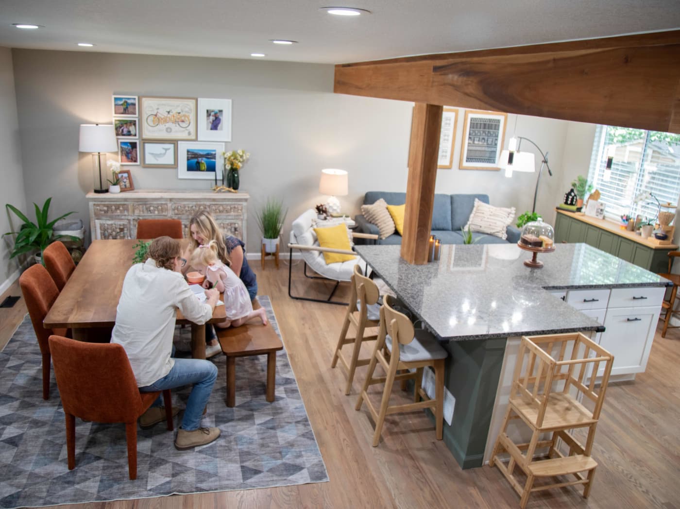 Bodhi Dining Set Styled in Kate's Real Spaces modern home tour