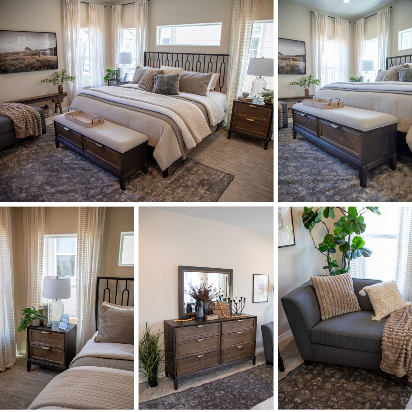 Collage of images from the 2025 St Jude Dream Home in CO Springs