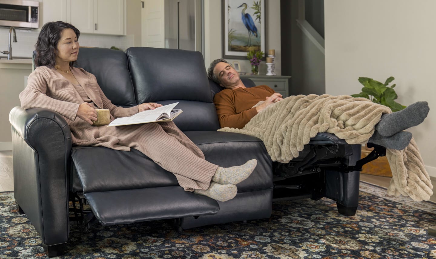 Clybourne Reclining Sofa in living room