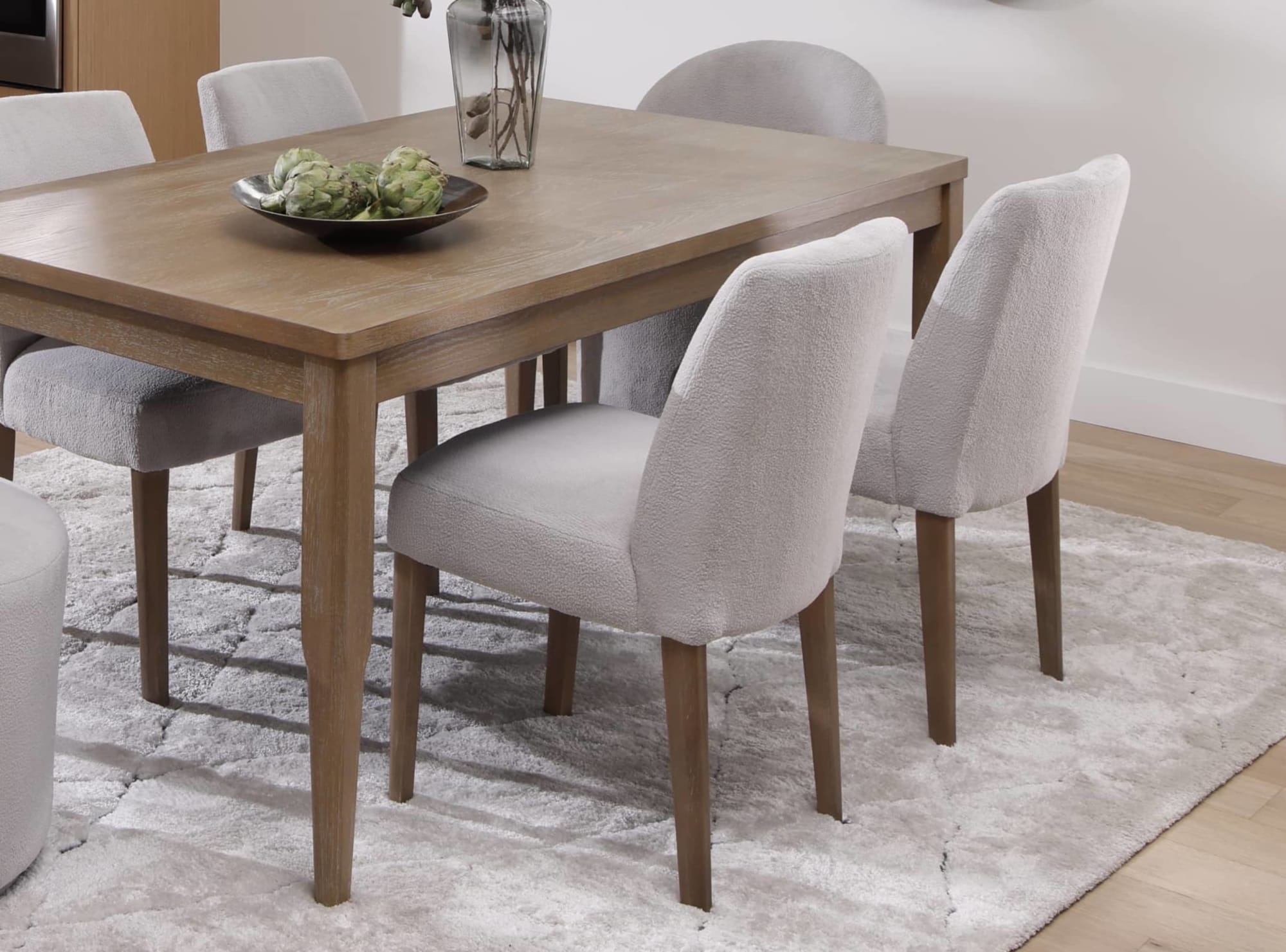 Bayberry Rectangular Table, 2 Swivel Chairs, 4 Side Chairs