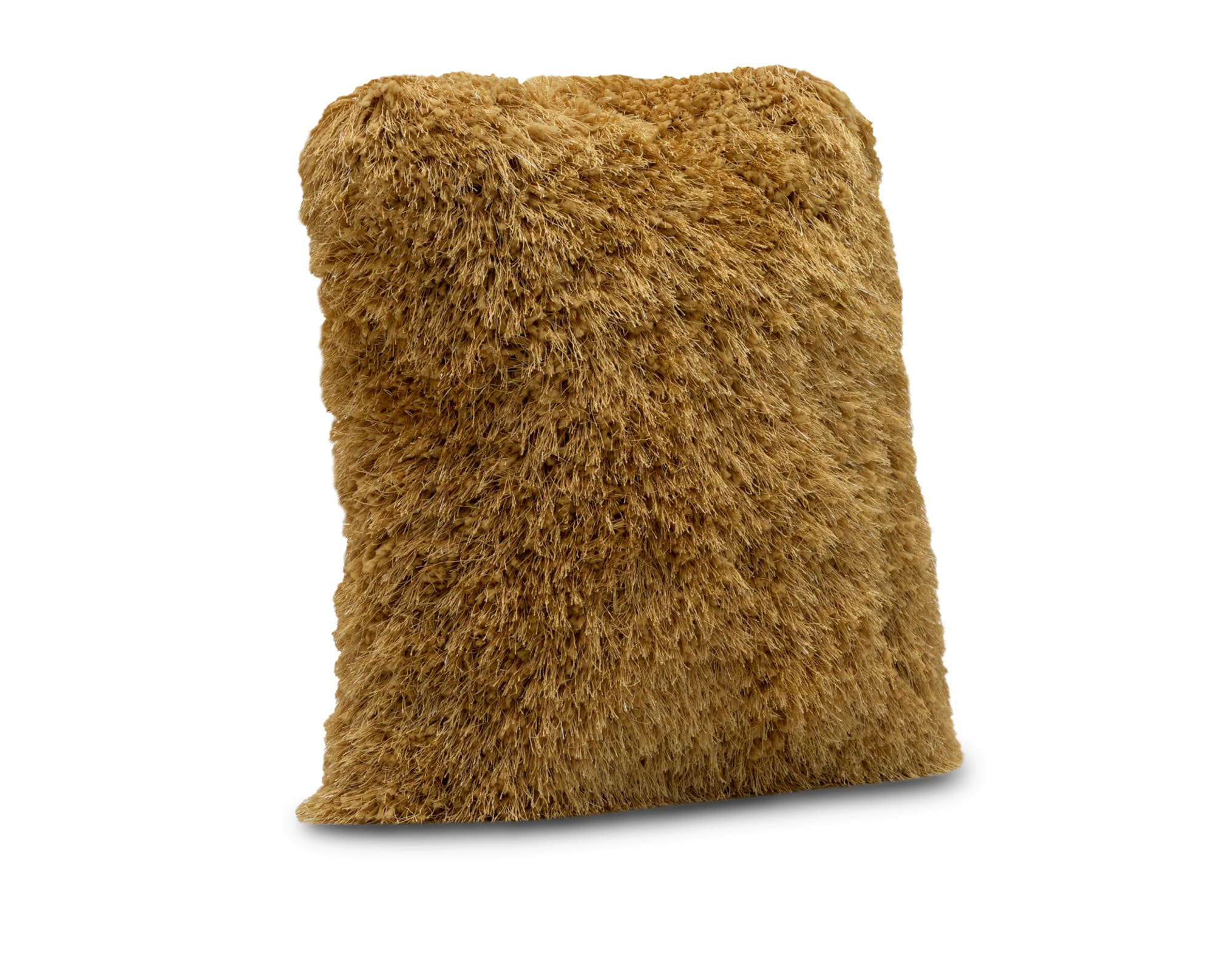 Sparkle Shag Pillow on White