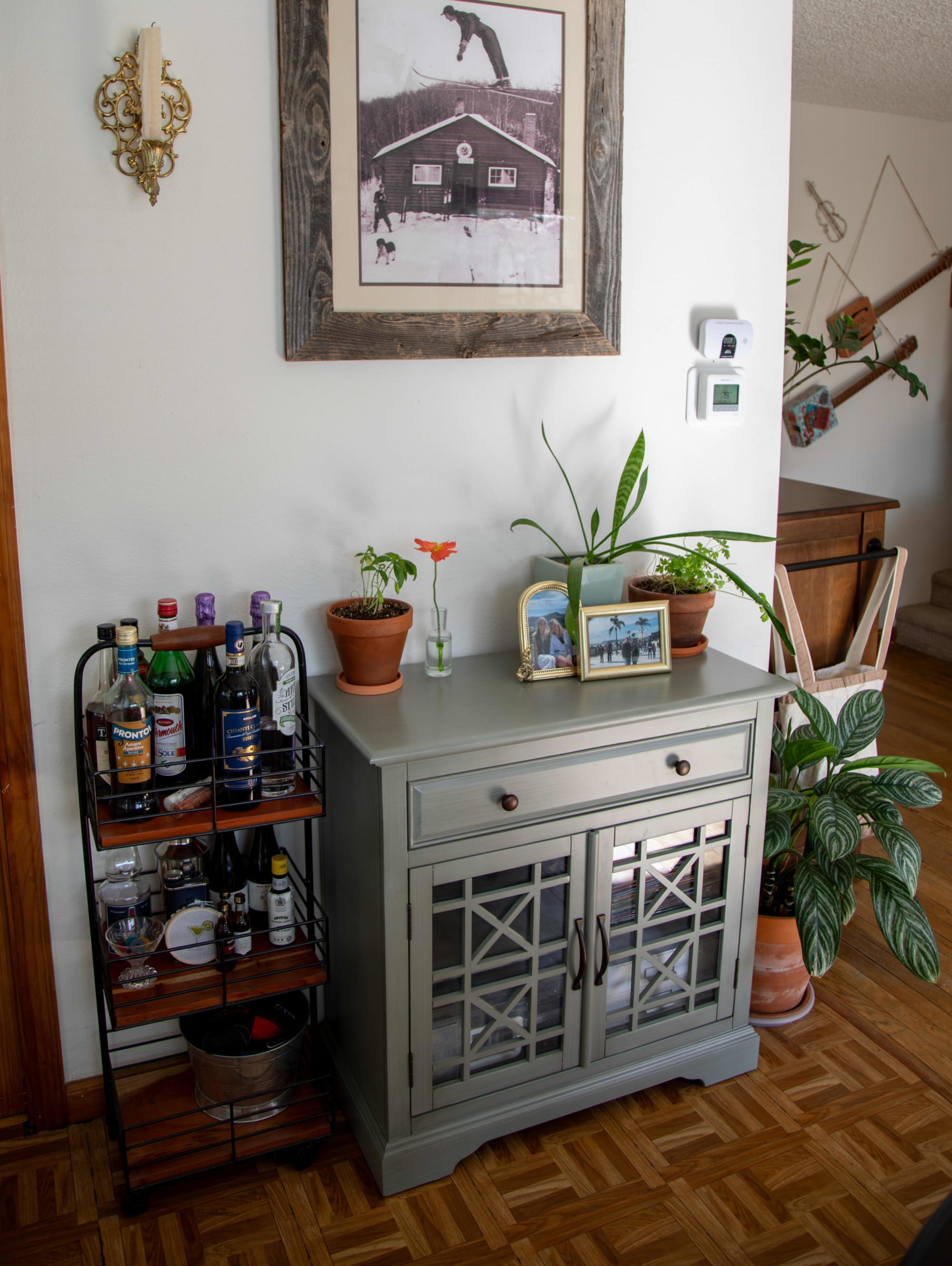 Holmes TV Stand Styled in Home