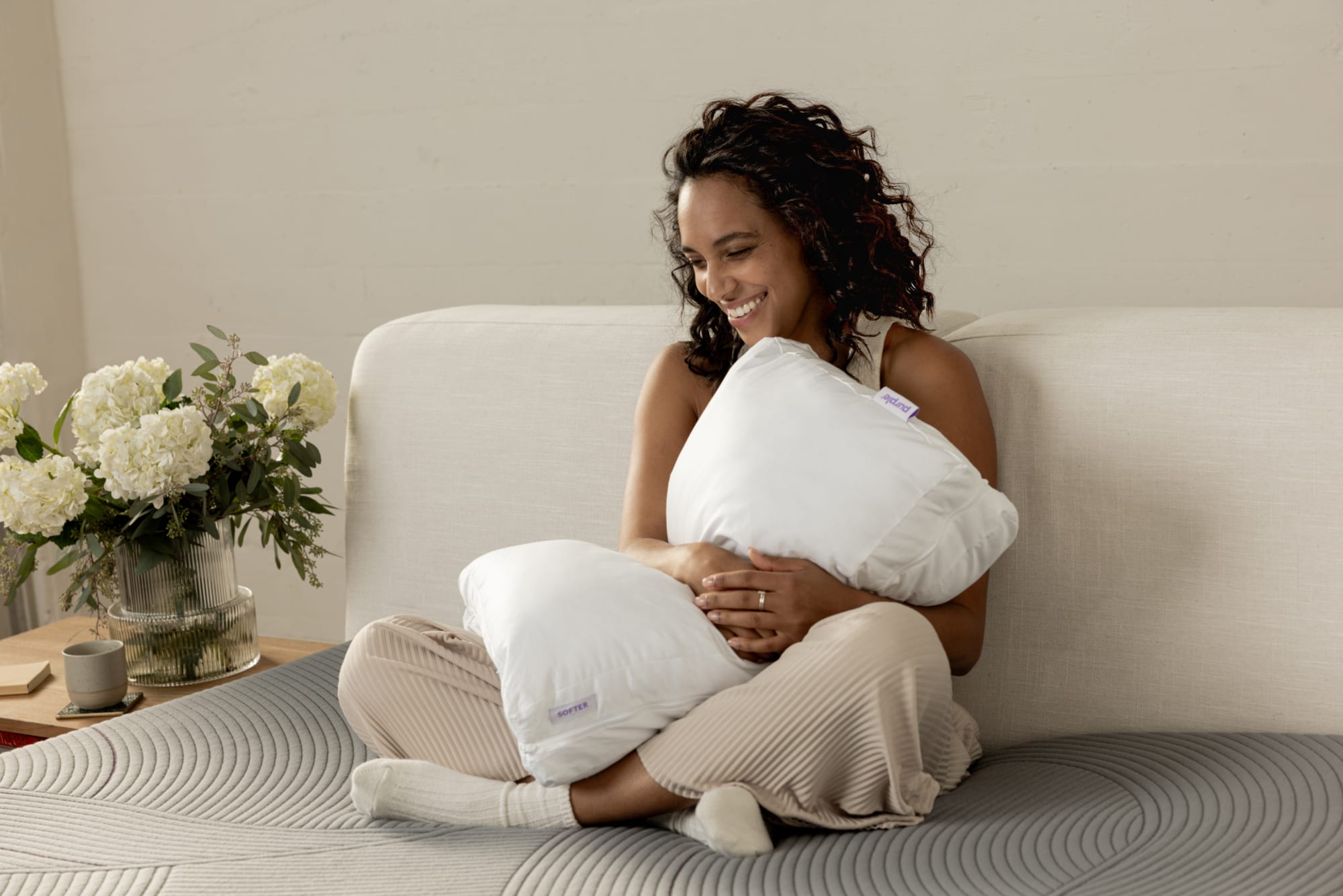 Purple TwinCloud Pillow