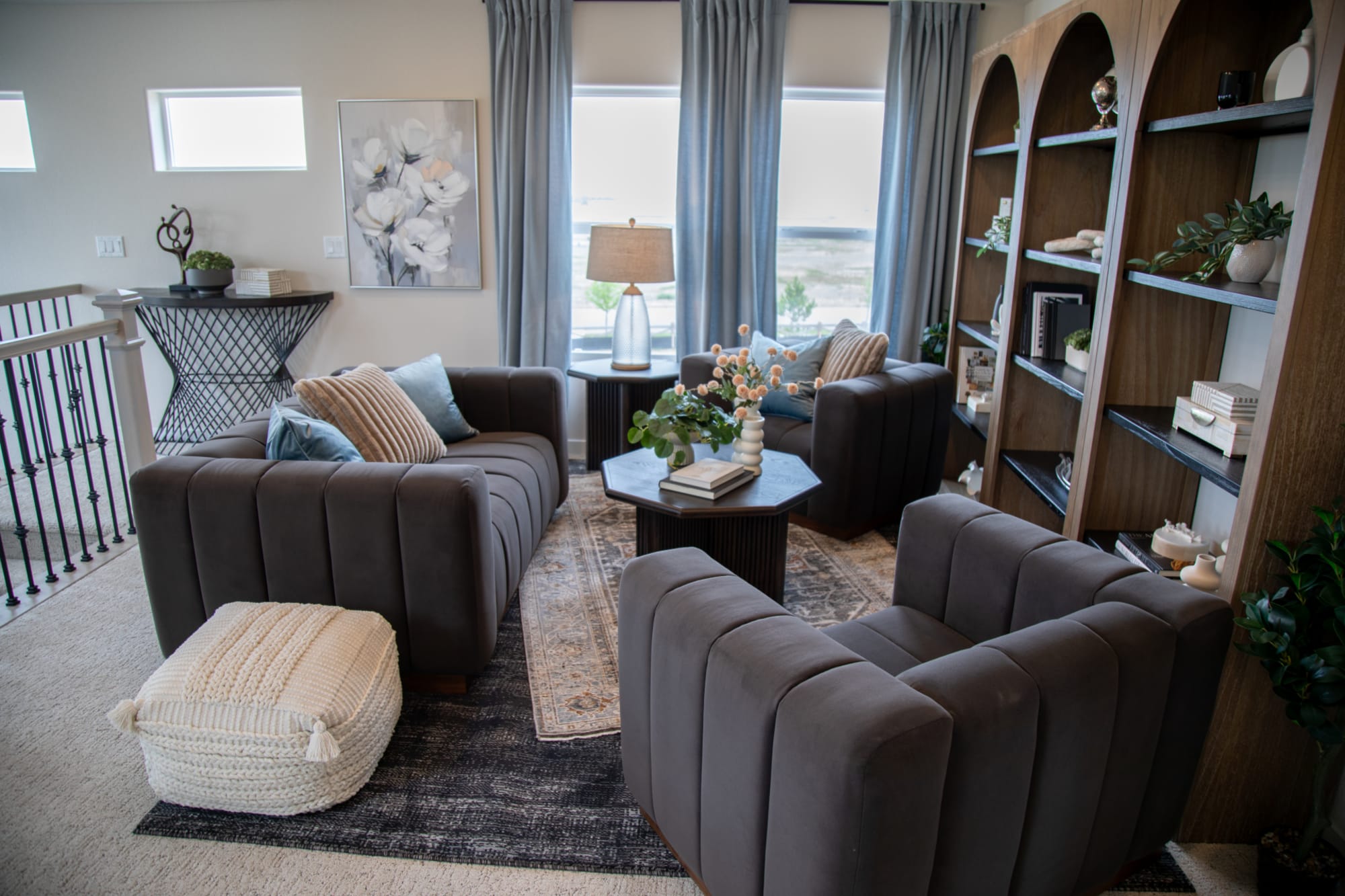 Laurent Channel Loveseat