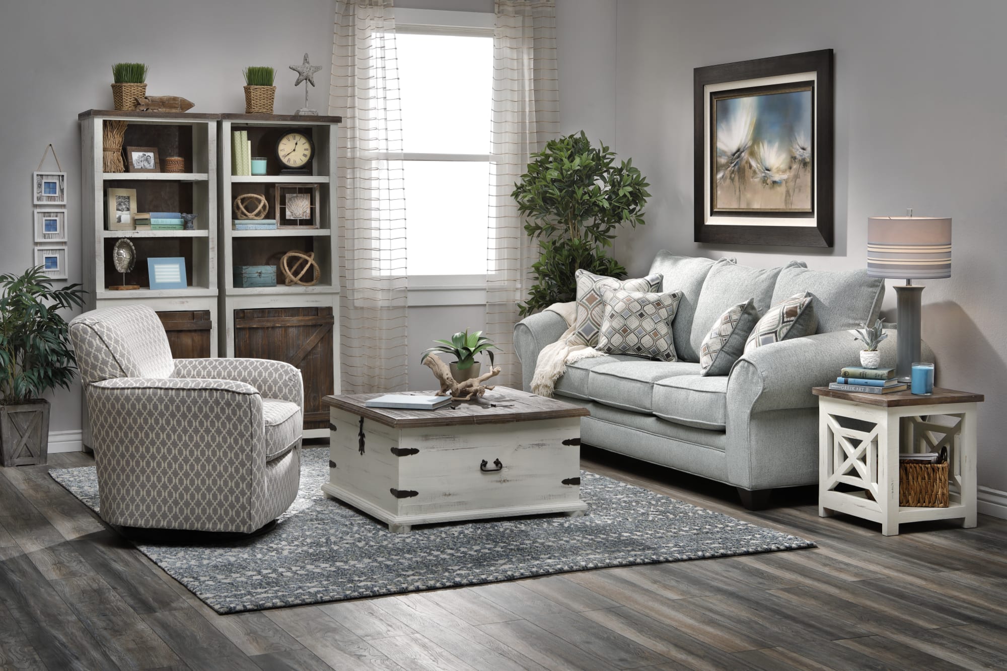 Skylar Teal Sofa