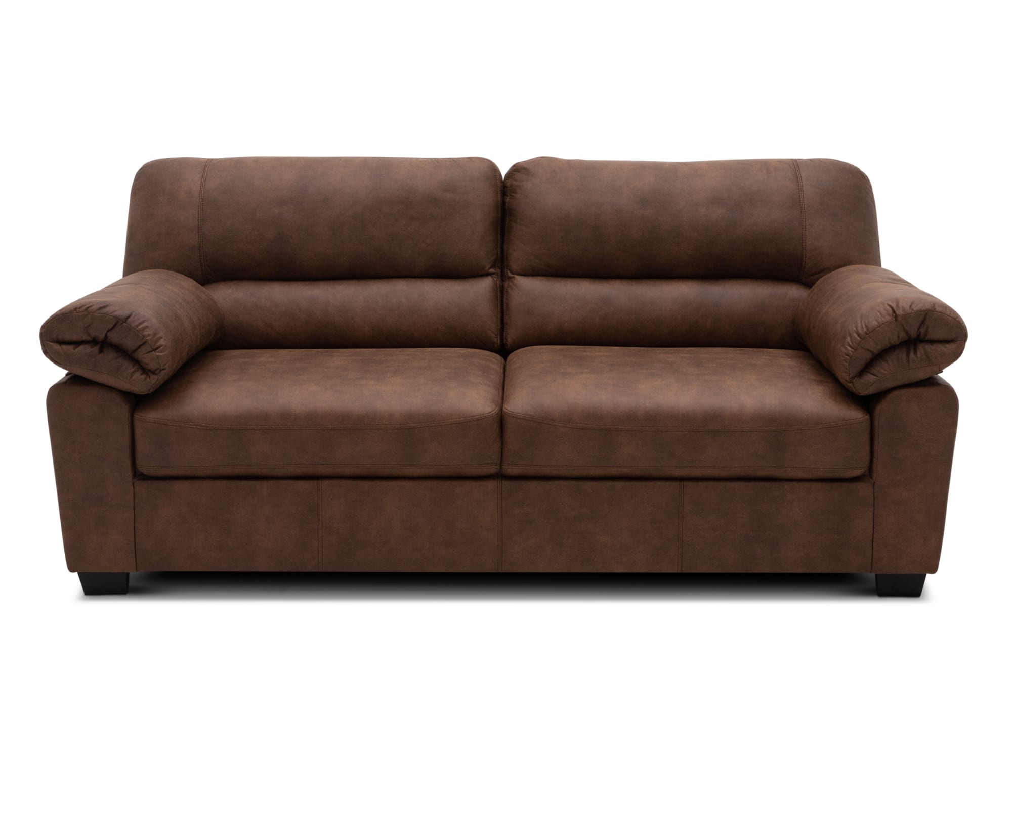 Wrangler Leather Sofa on white background