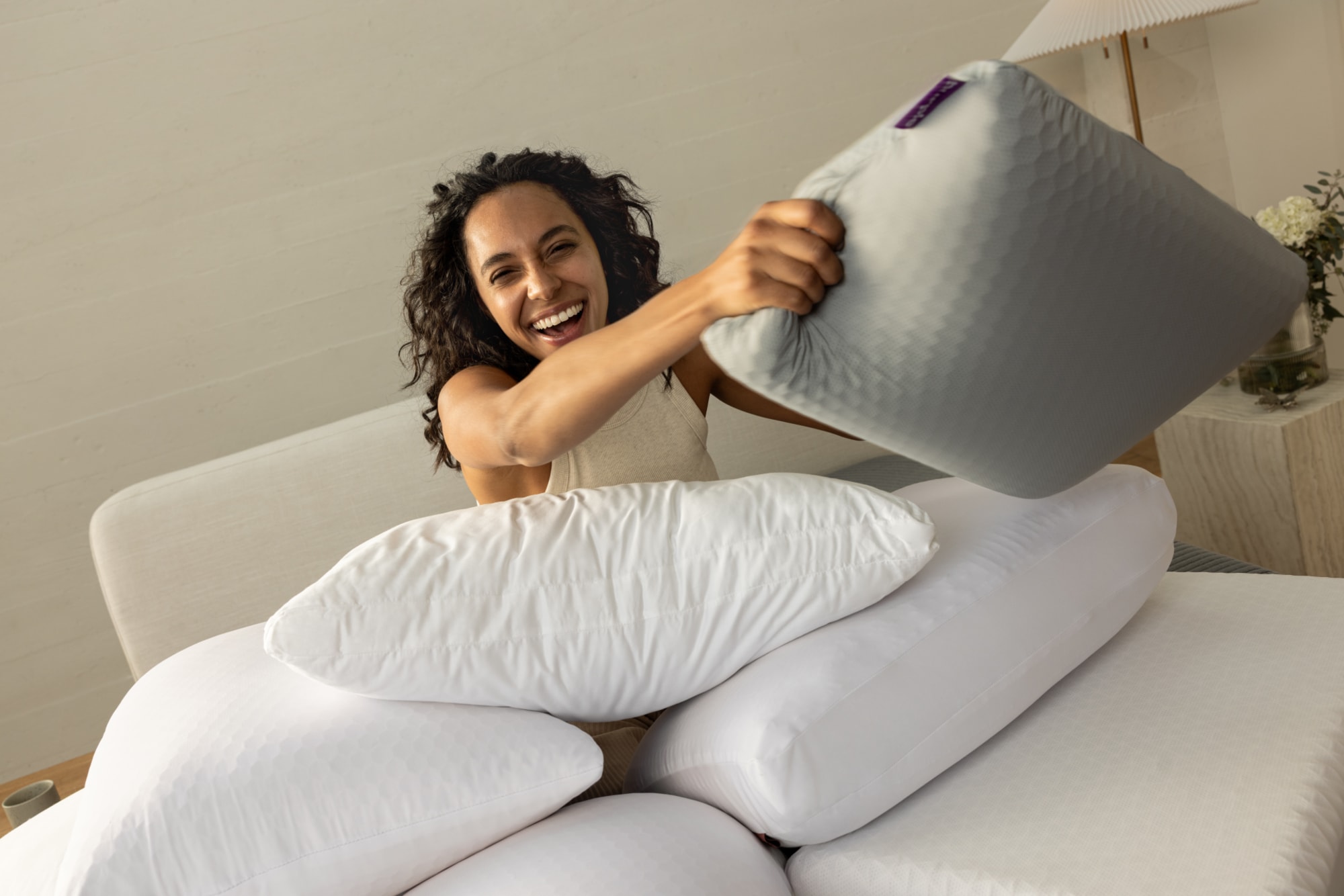 Purple TwinCloud Pillow