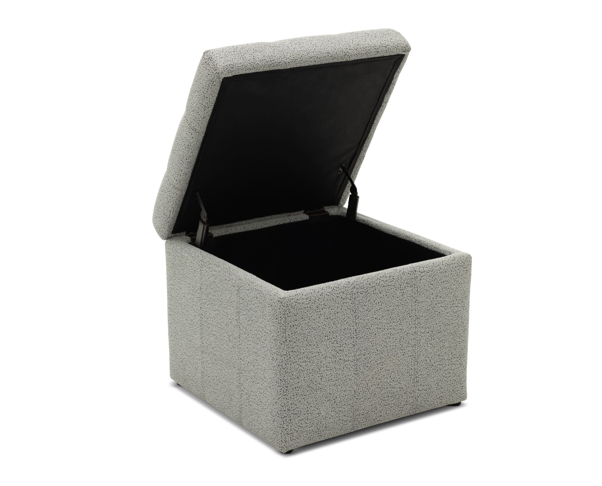 Fenn Small Grey Storage Ottoman