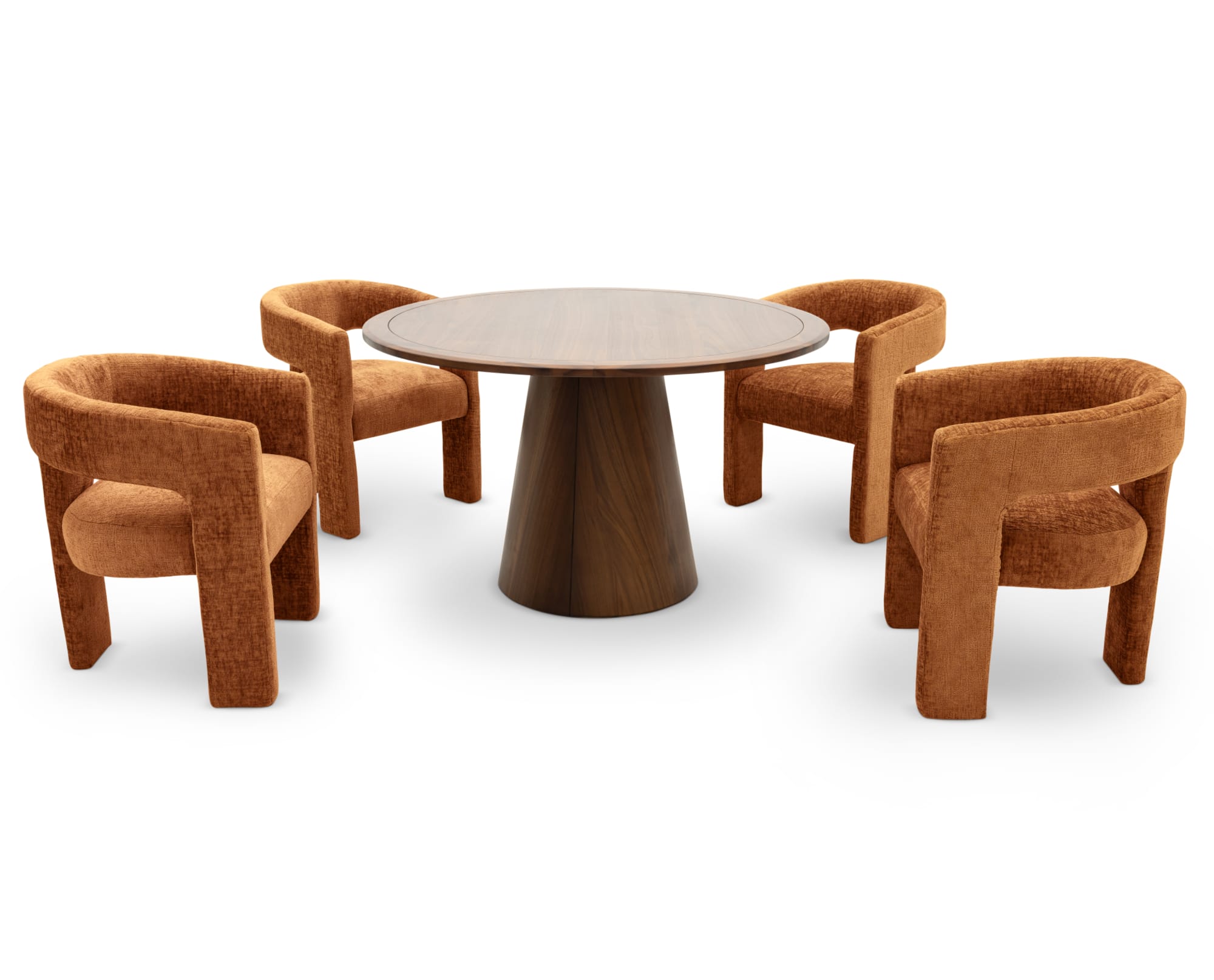 Nash Rust 5 Pc Dining Set