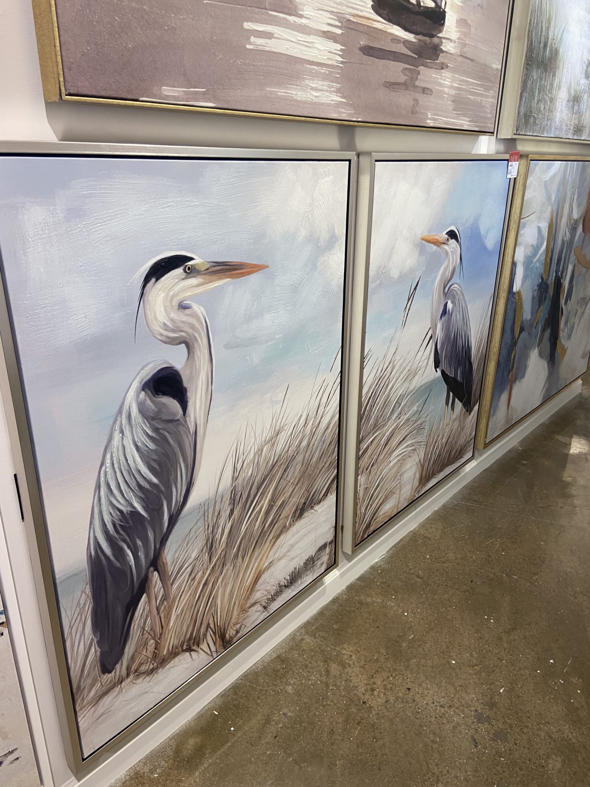 Coastal Bird Wall Art displayed at High Point Marketplace