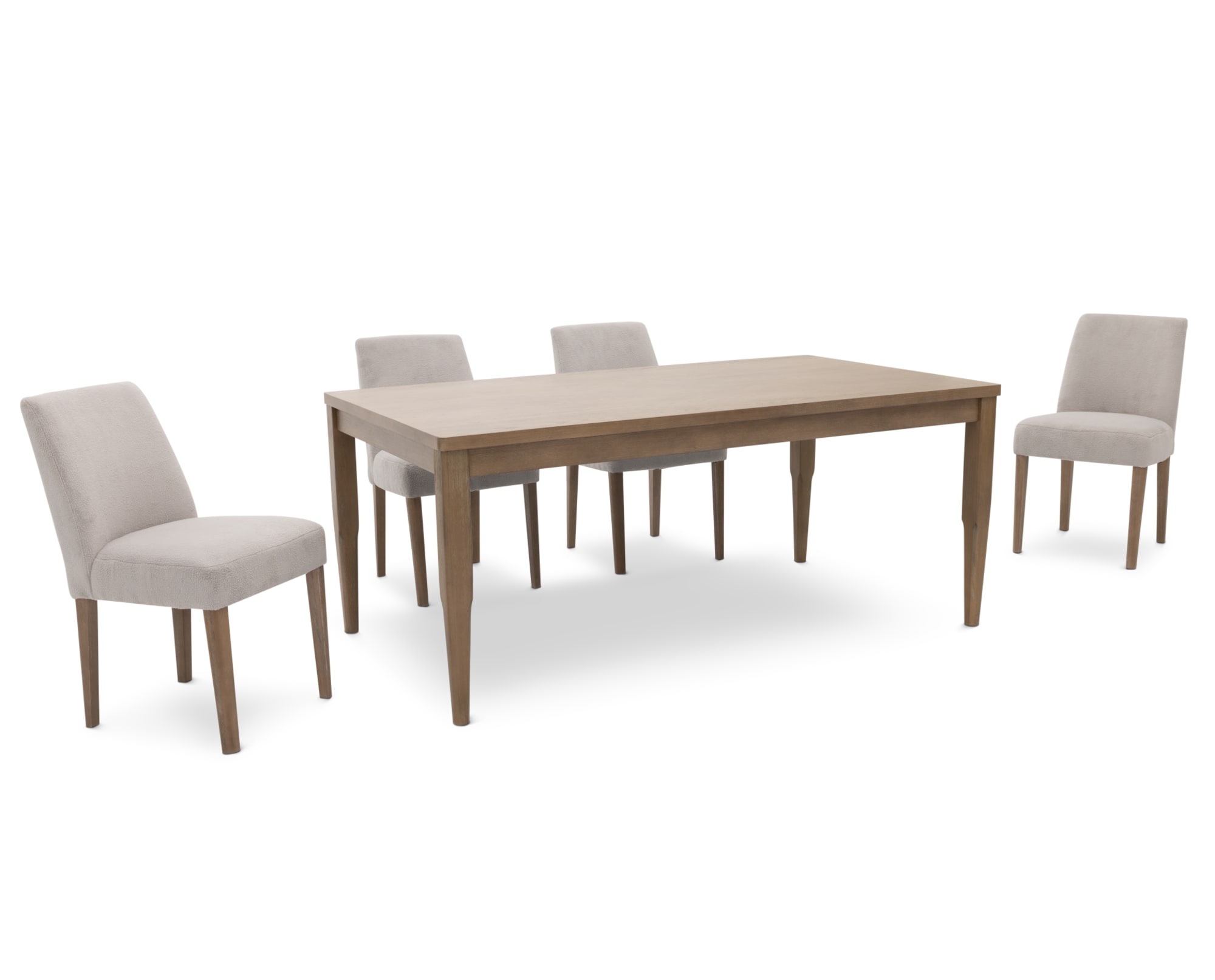 Bayberry 5 Pc Dining Set with Regular Side Chairs