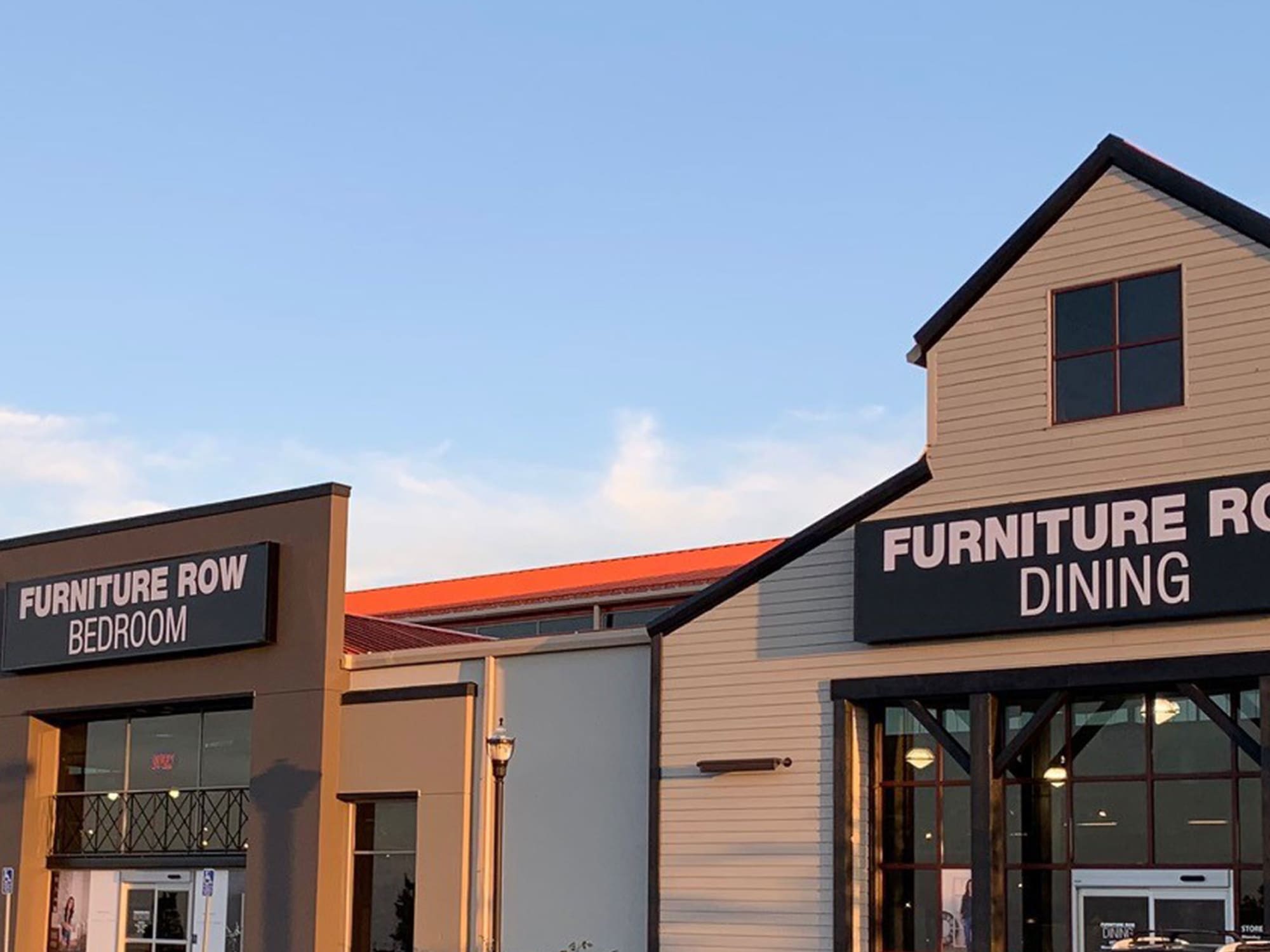 Furniture Row Bedroom and Dining Room Storefronts
