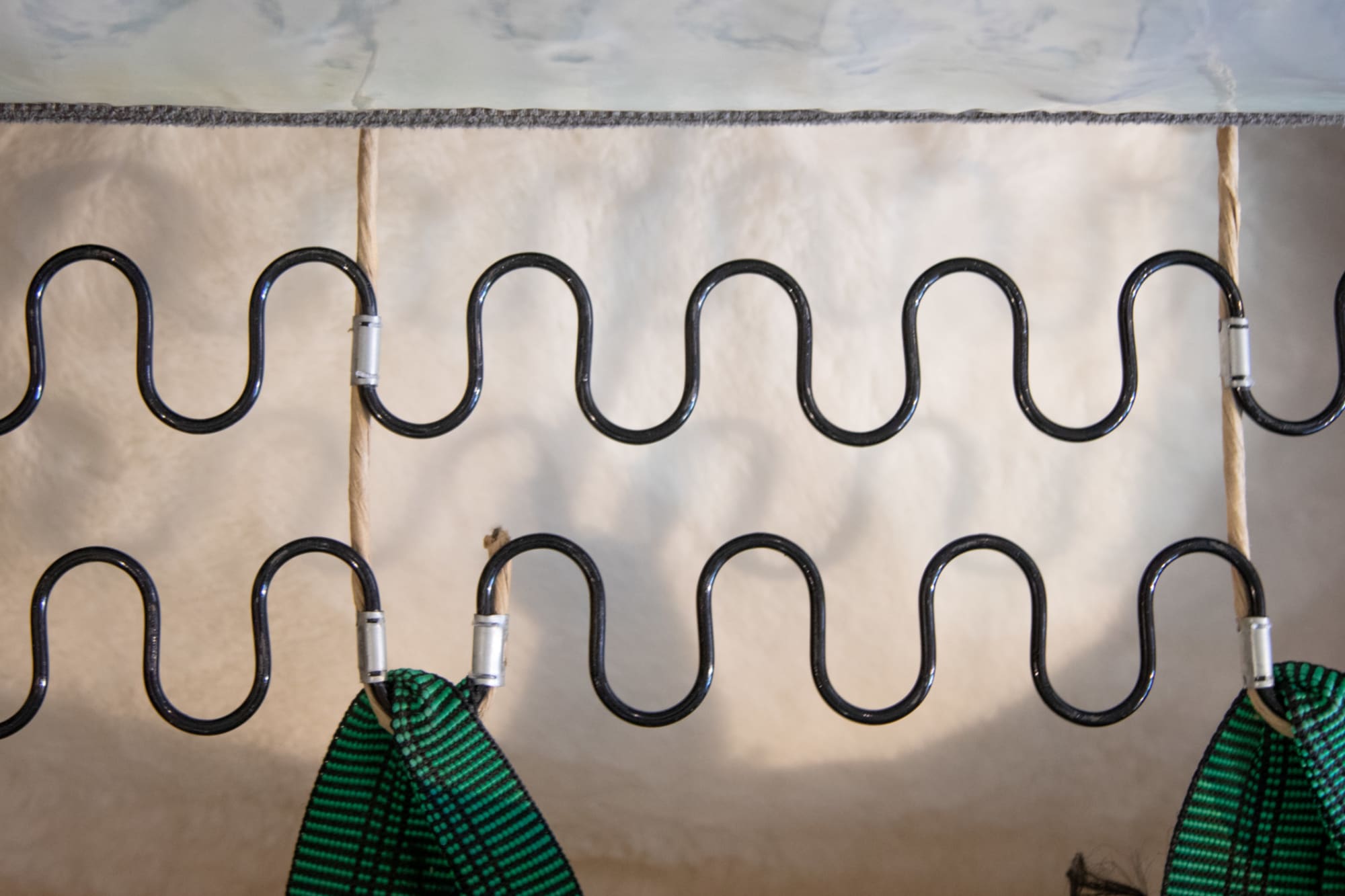 Close Up Shot of Sinuous Springs