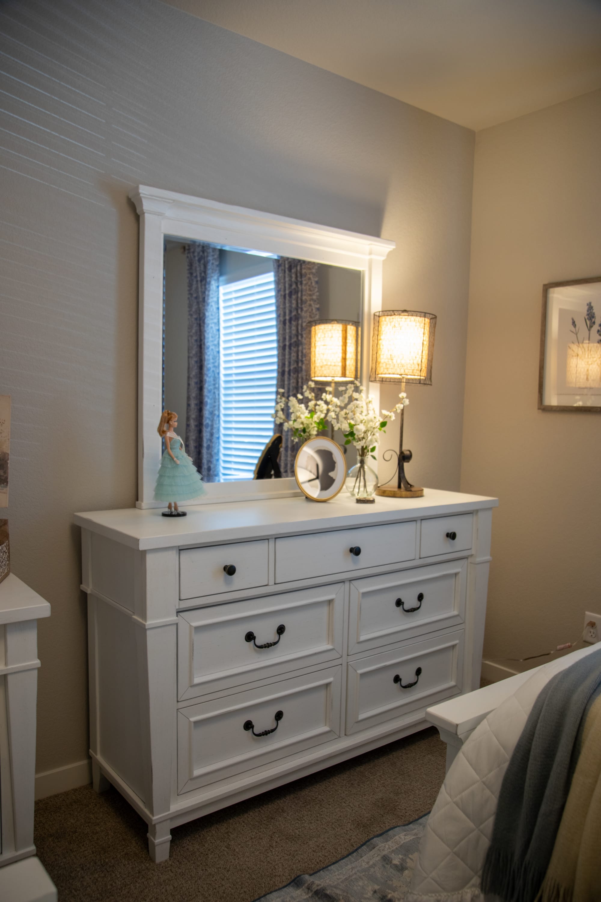 The white Stoney Creek Dresser in St Jude Home