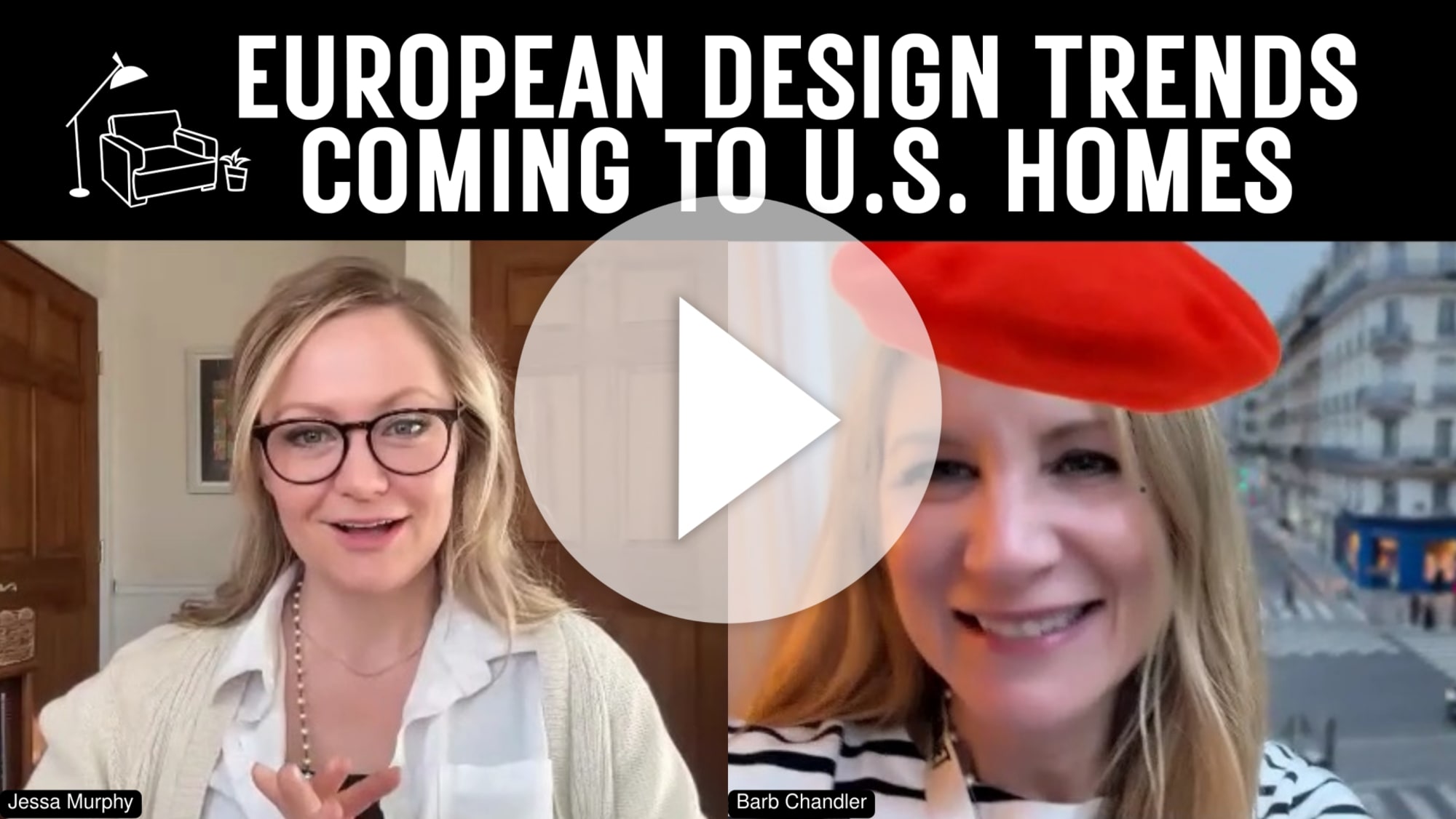 Podcast Thumbnail with Play button