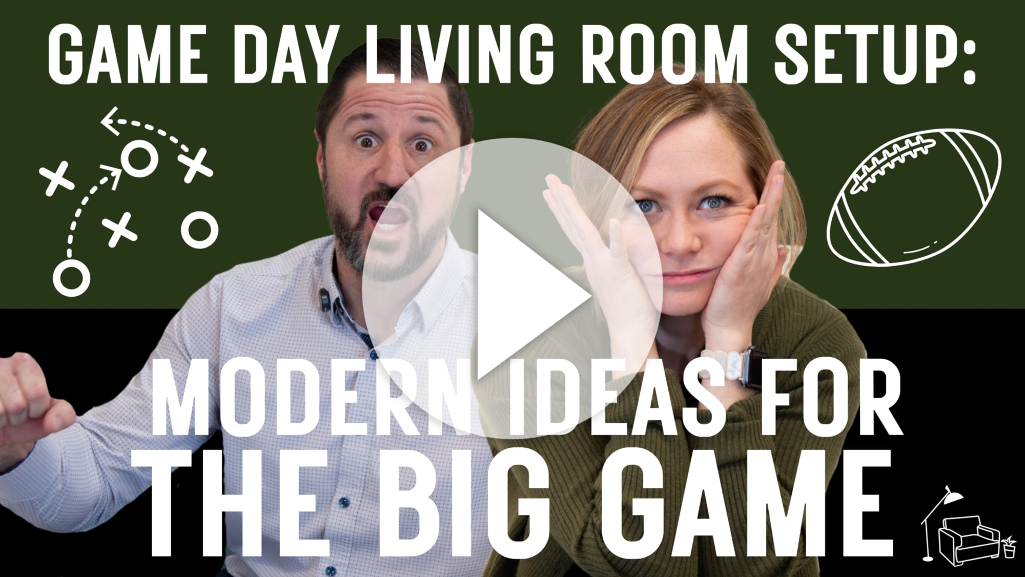 Podcast Thumbnail with Play button