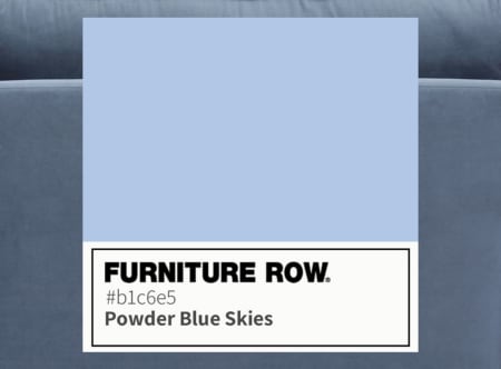 FurnitureRow. Powder Blue Skies.