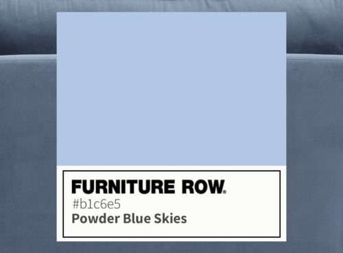 FurnitureRow. Powder Blue Skies.