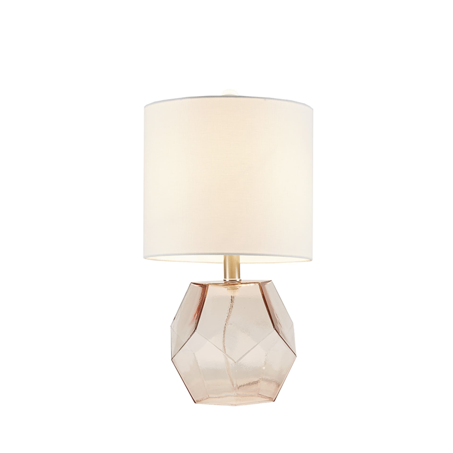 Bella Pink Geometic Table Lamp