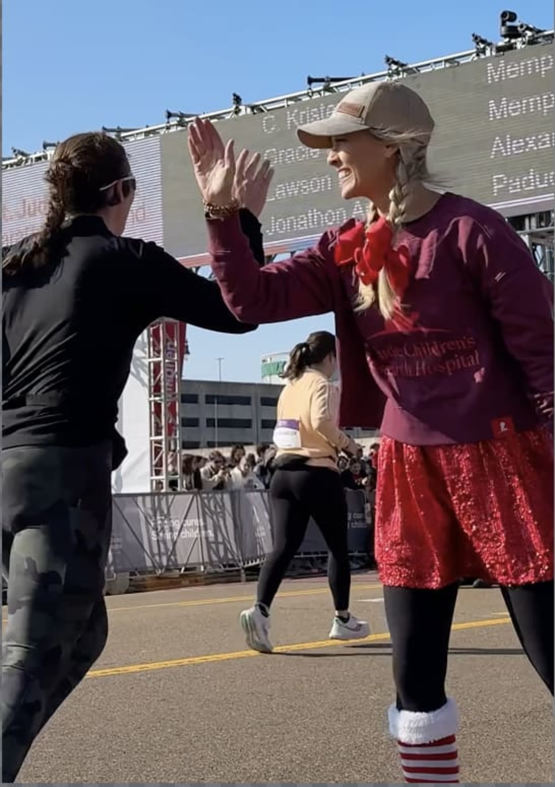 Denver Mattress's Ann at St. Jude Marathon in Tenessee