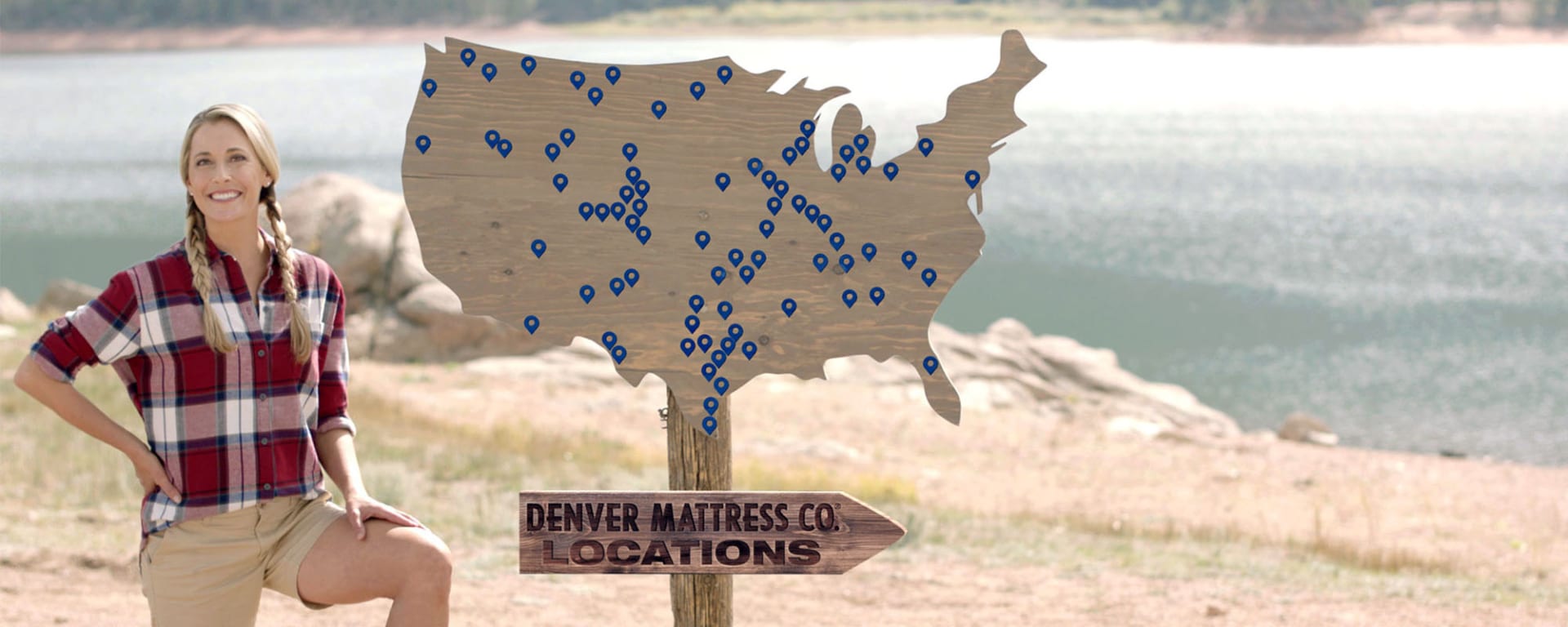 Ann next to DM locations graphic