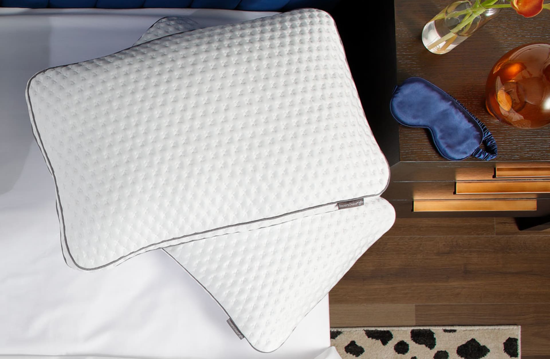 Doctor's Choice Elite Pillows on Bed