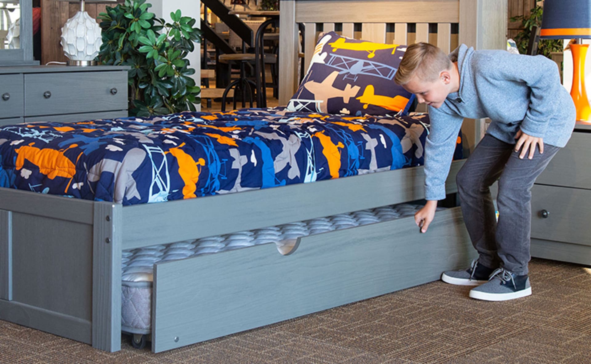 Trundle Bed Kids Bedroom