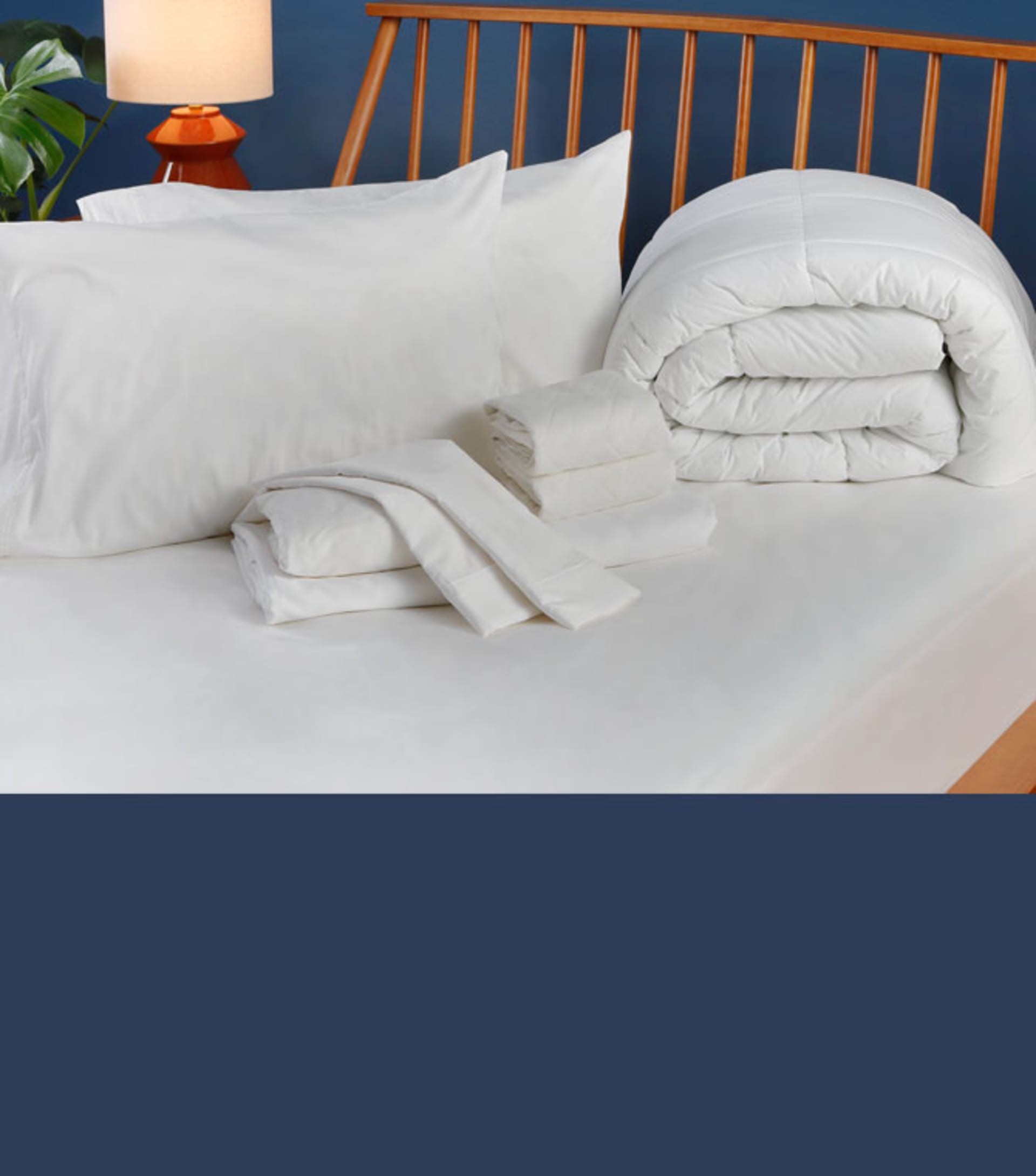 Sheets and Accessories in Bedroom