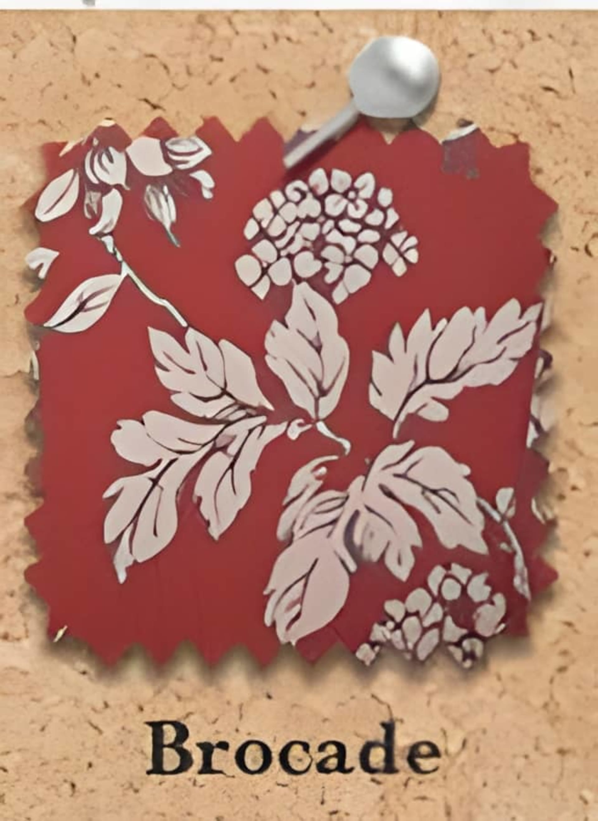 Brocade fabric pattern