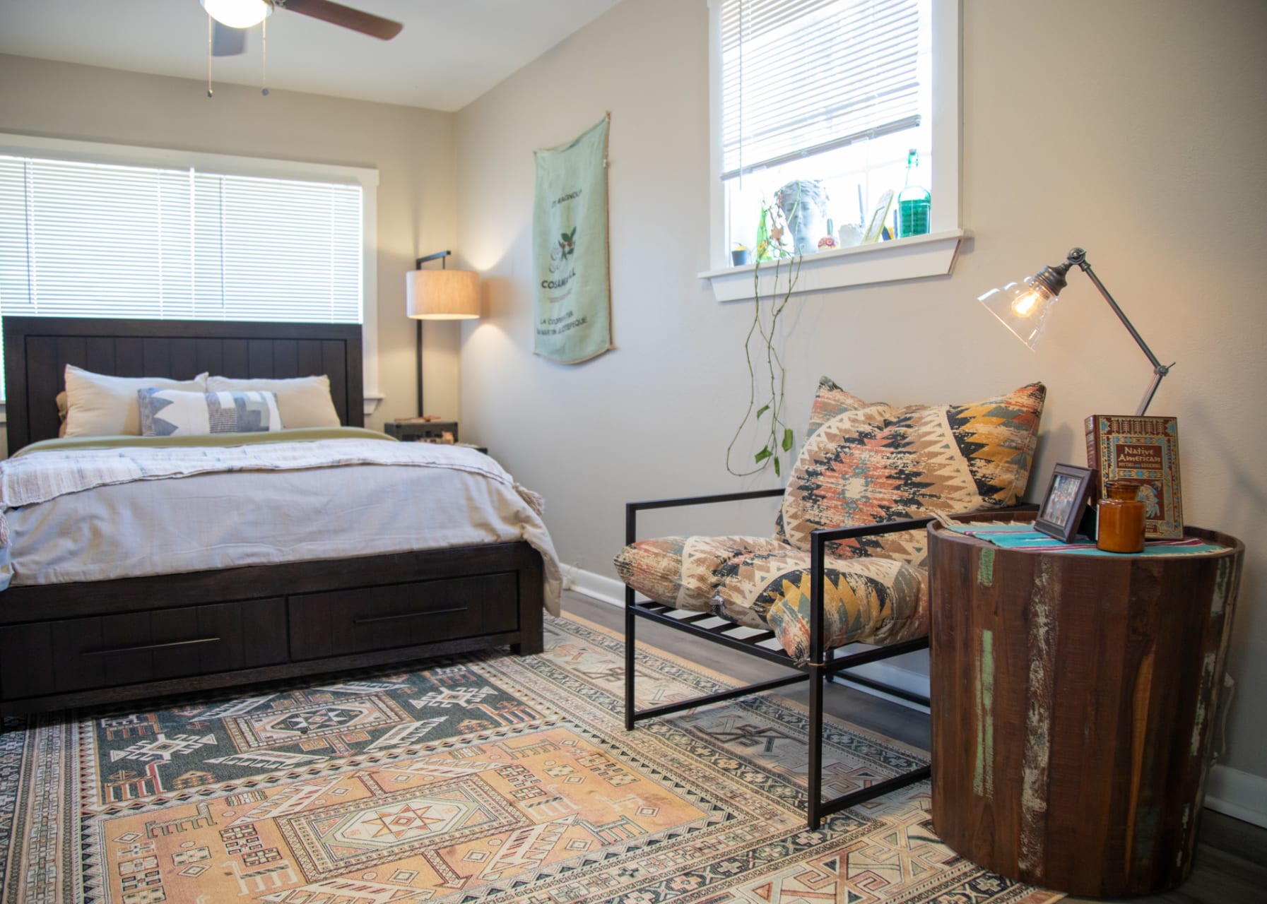 Gaucho Bed styled in home