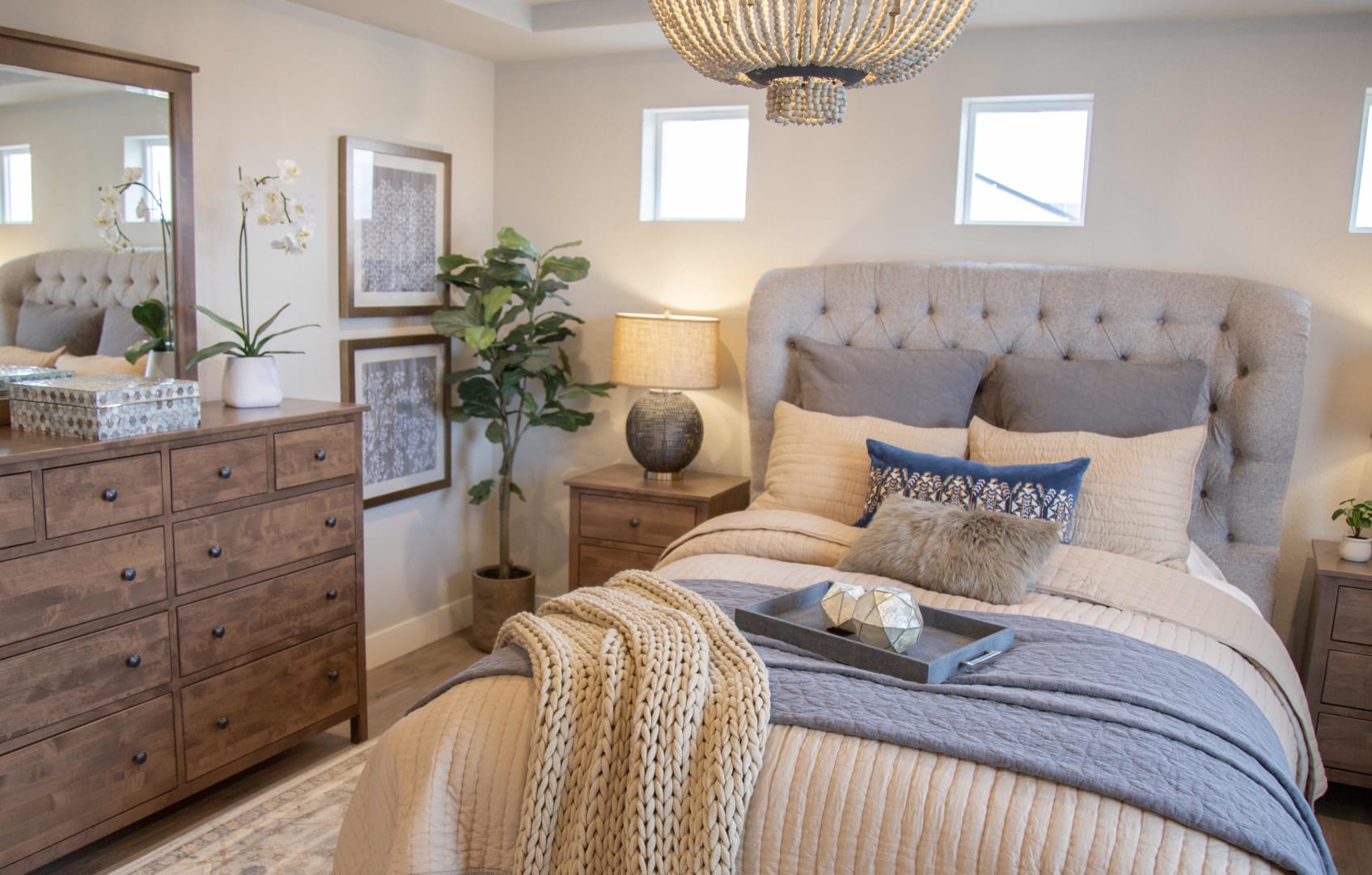 Olympus Bed in boho bedroom